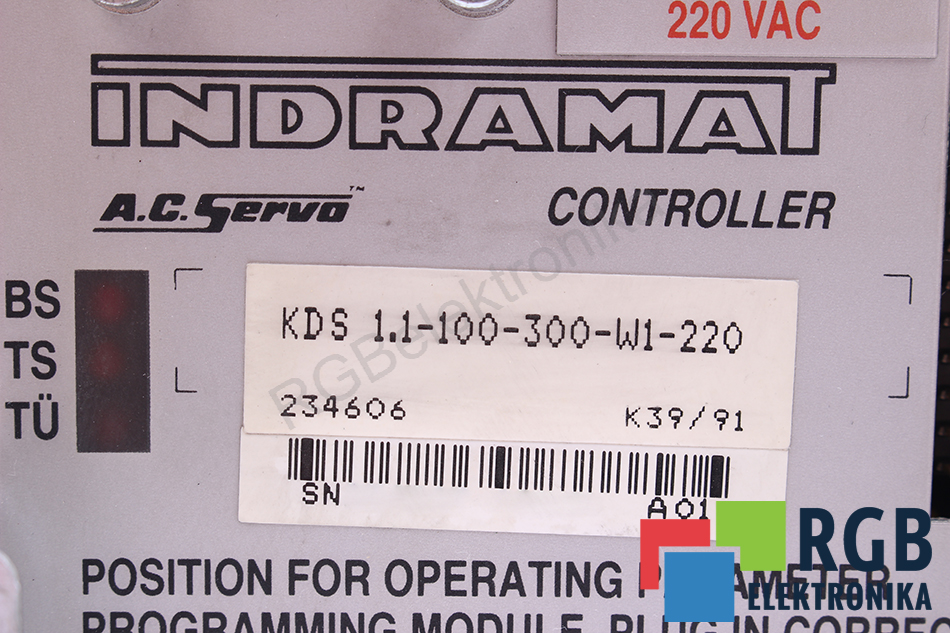 kds1.1-100-300-w1-220_109953.0 INDRAMAT Reparatur