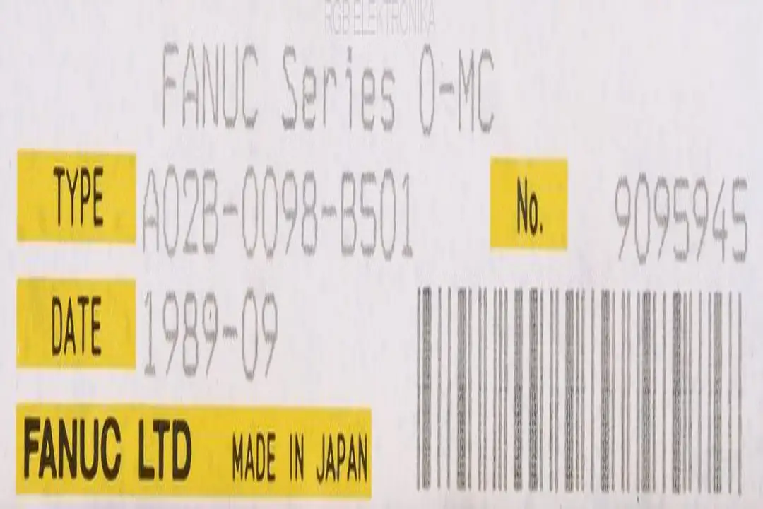 a02b-00980-b501 FANUC Reparatur
