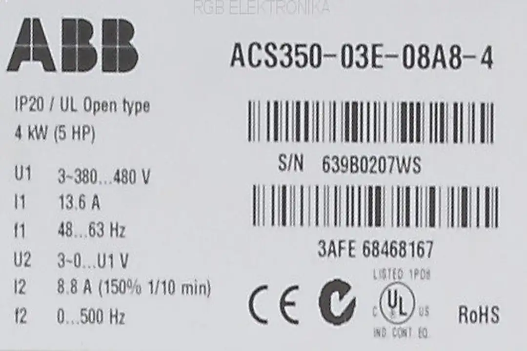 ACS350-03E-08A8-4 ABB