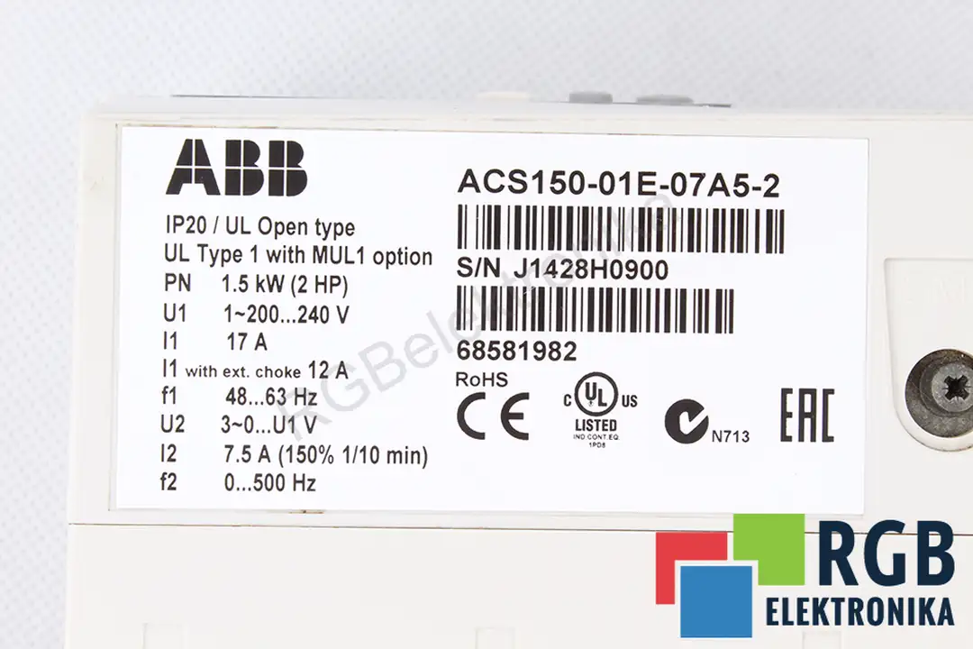 ACS150-01E-07A5-2 ABB