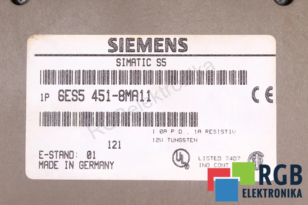 6es5451-8ma11 SIEMENS Reparatur