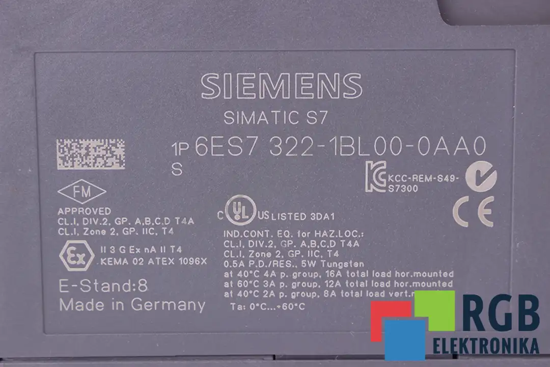 6es7322-1bl00-0aa0 SIEMENS Reparatur