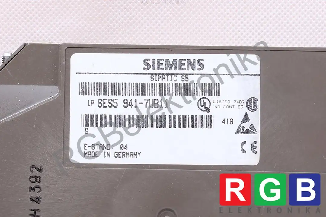 Service 6es5941-7ub11-115u-cpu-941b SIEMENS