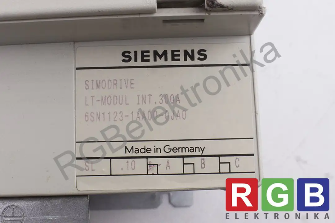 Service 6sn1123-1aa00-0ja0 SIEMENS