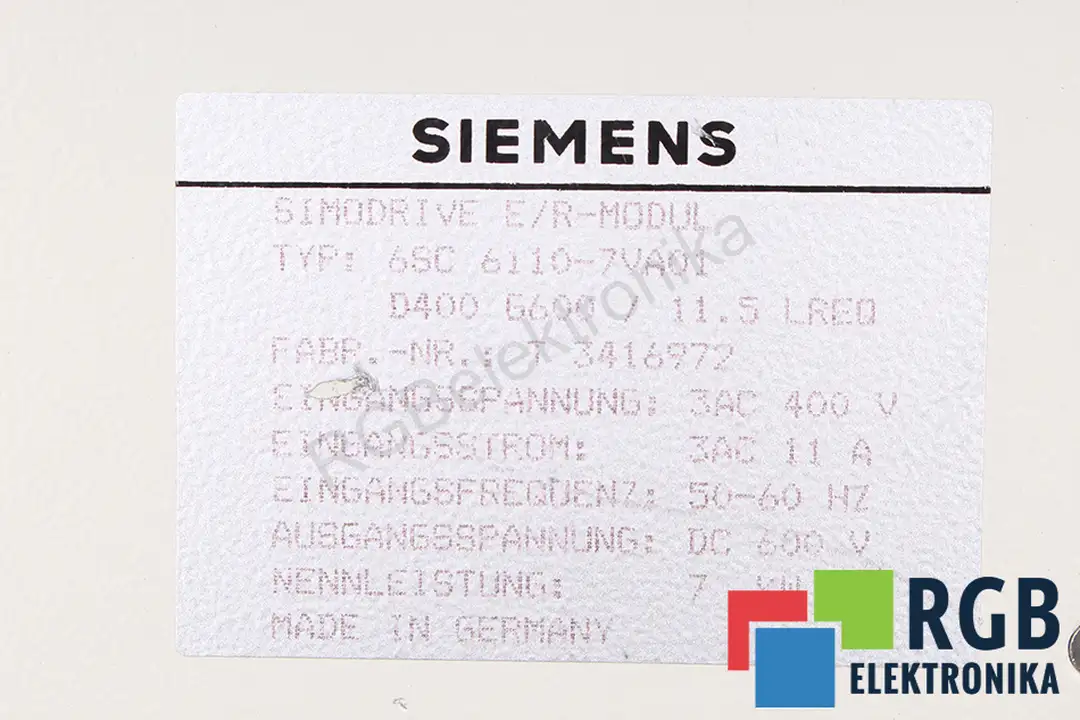 6SC6110-7VA01 SIEMENS