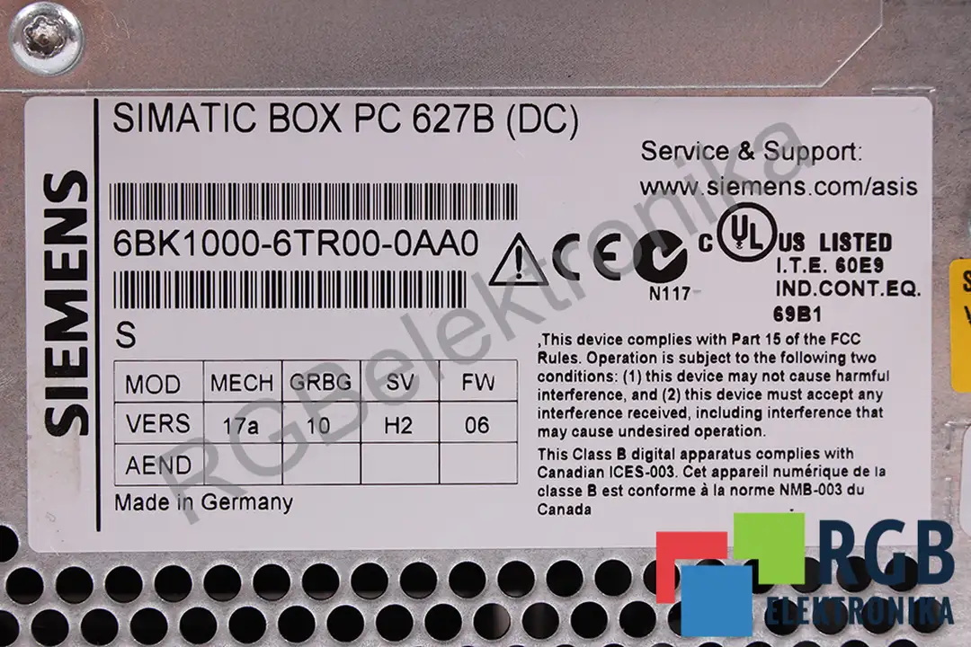 6bk1000-6tr00-0aa0 SIEMENS Reparatur