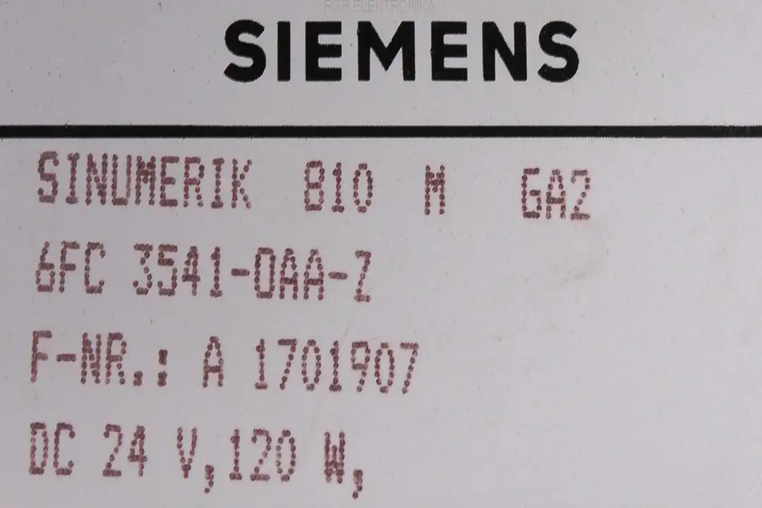6FC3541-0AA-Z SIEMENS