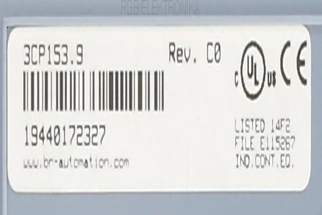 3cp153.9 B&R AUTOMATION Reparatur