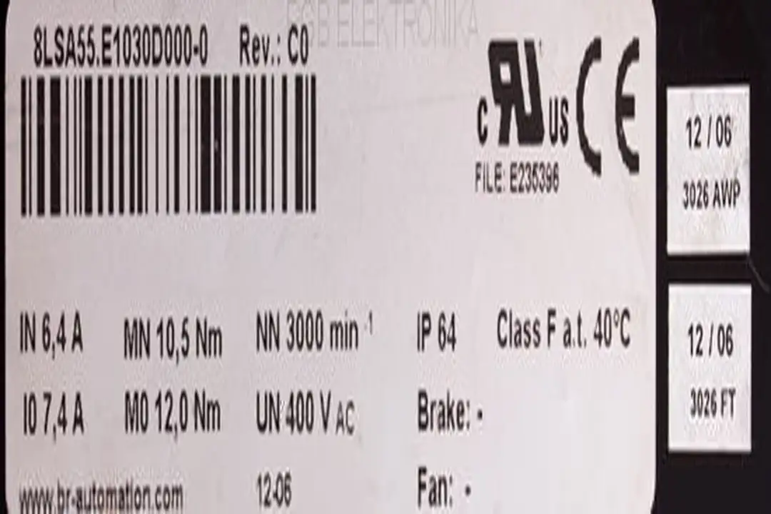 8lsa55.e1030d000-0 B&R AUTOMATION Reparatur