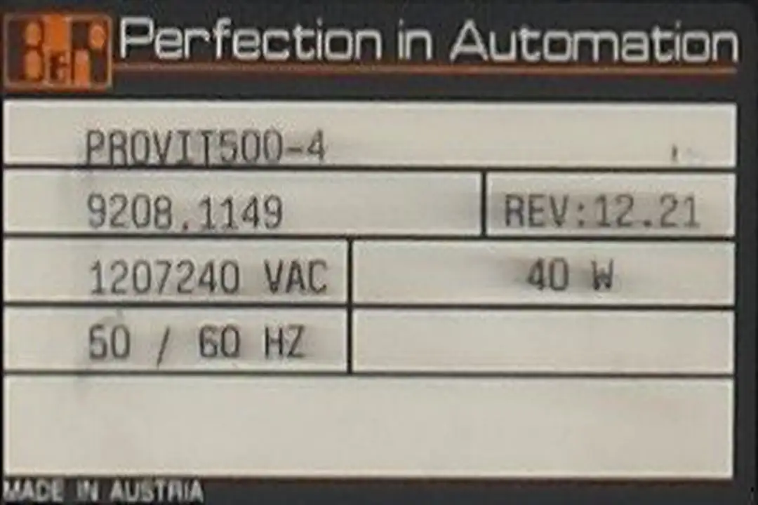 provit-500-4-9208.1149 B&R AUTOMATION Reparatur