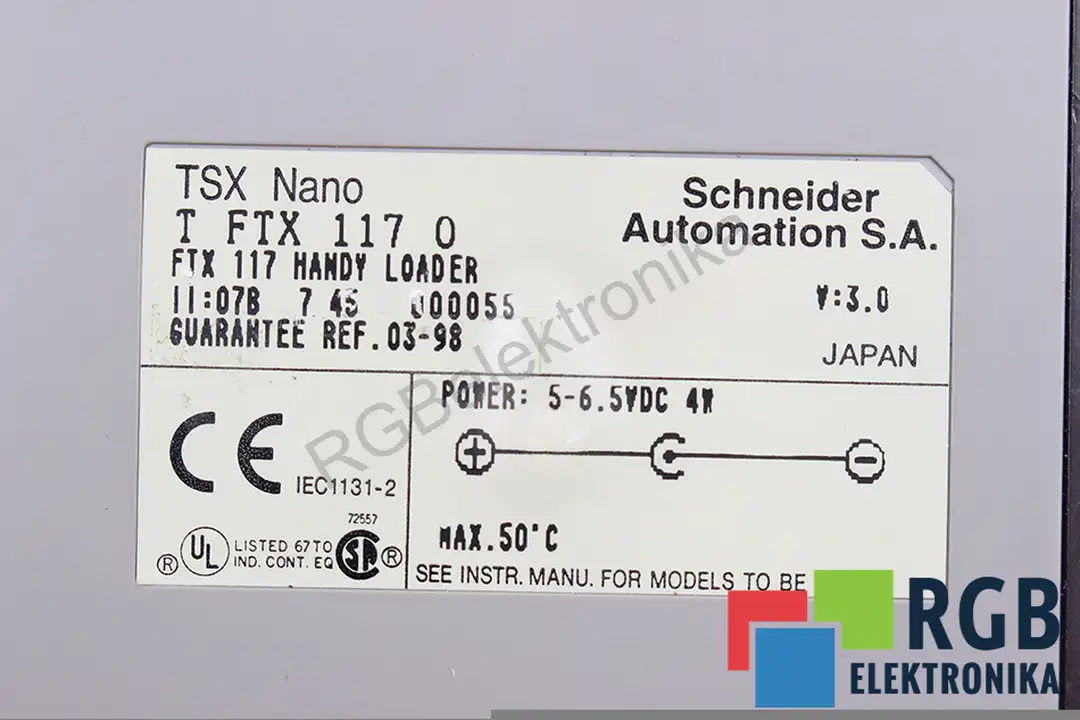 t-ftx-117-0 SCHNEIDER ELECTRIC Reparatur