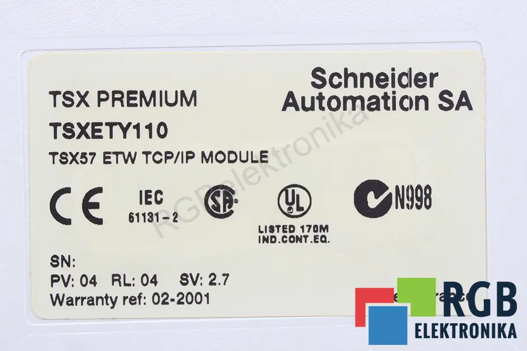 TSXETY110 SCHNEIDER ELECTRIC