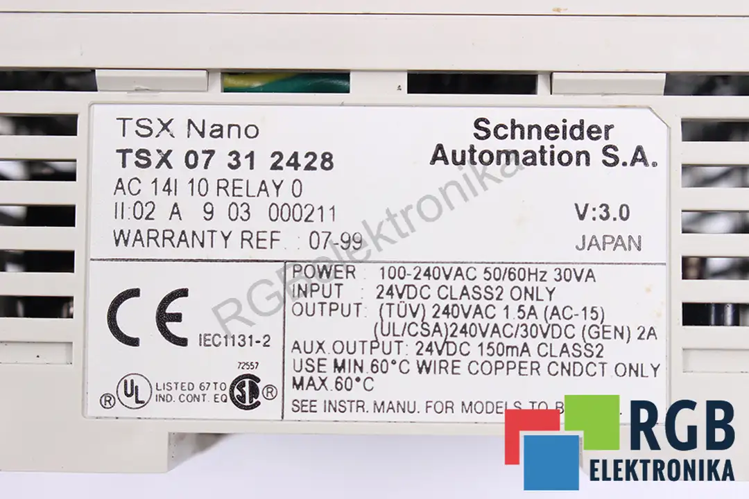 tsx-07-31-2428 SCHNEIDER ELECTRIC Reparatur
