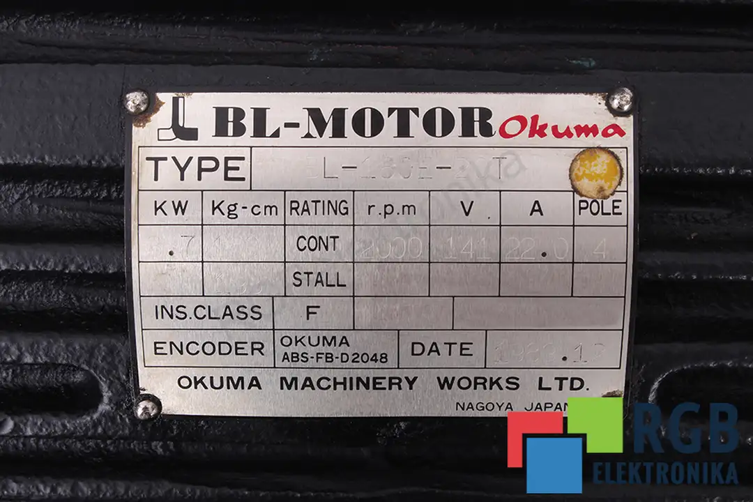 bl-180e-20t OKUMA Reparatur