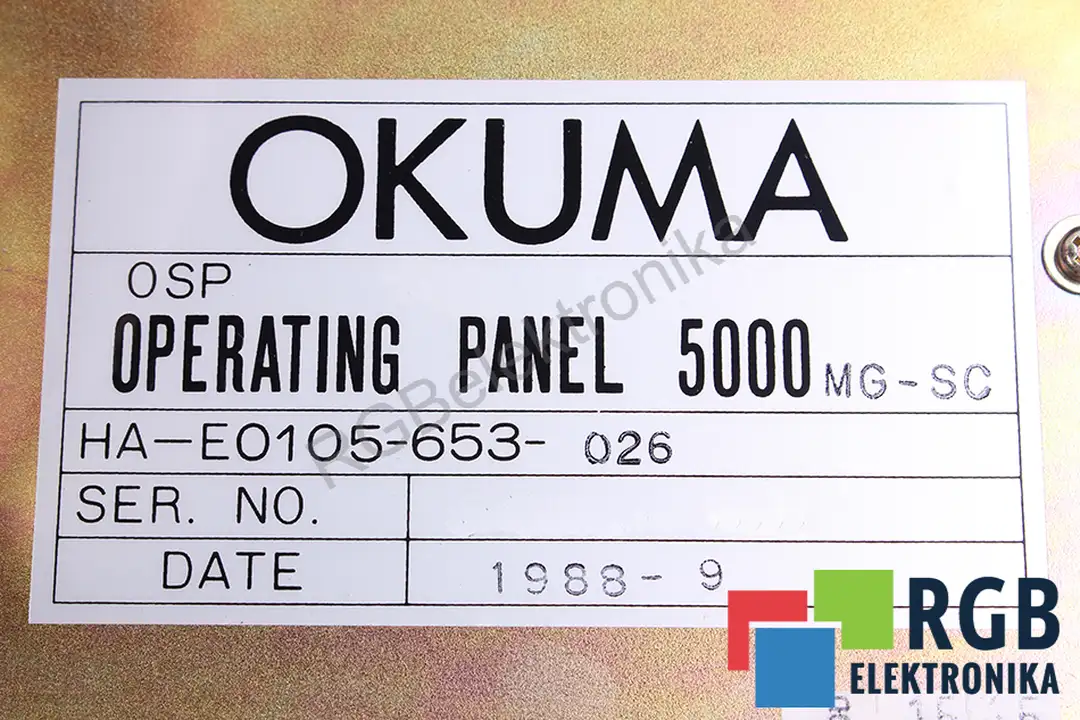 HA-E0105-653-026 OKUMA