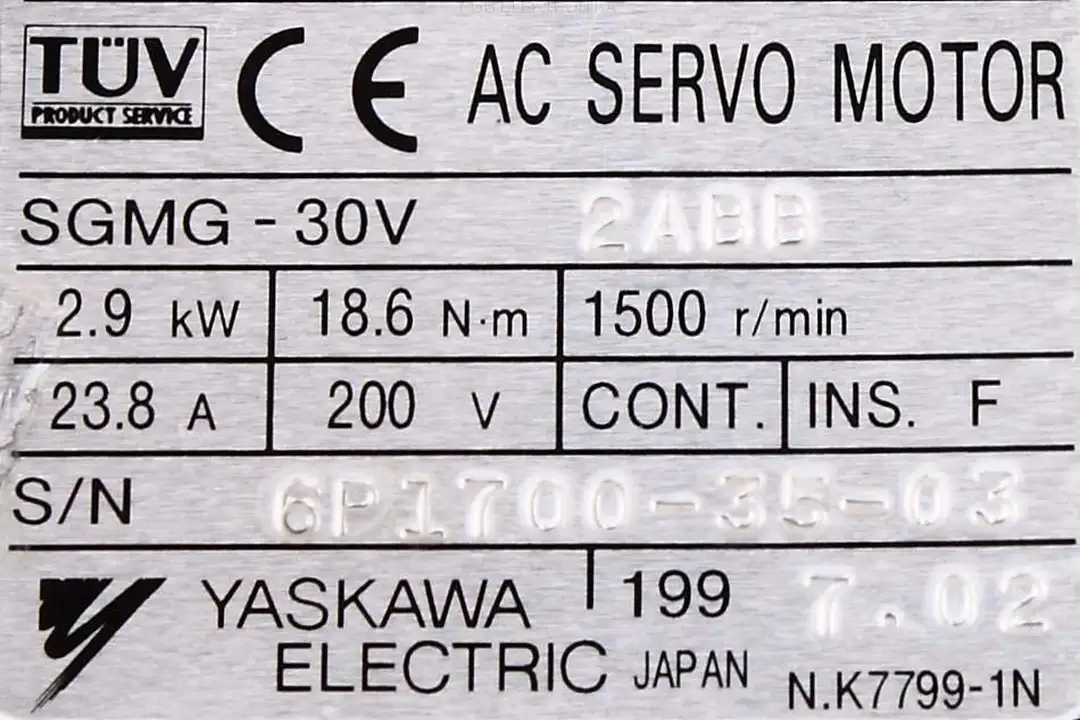 sgmg-30v YASKAWA Reparatur
