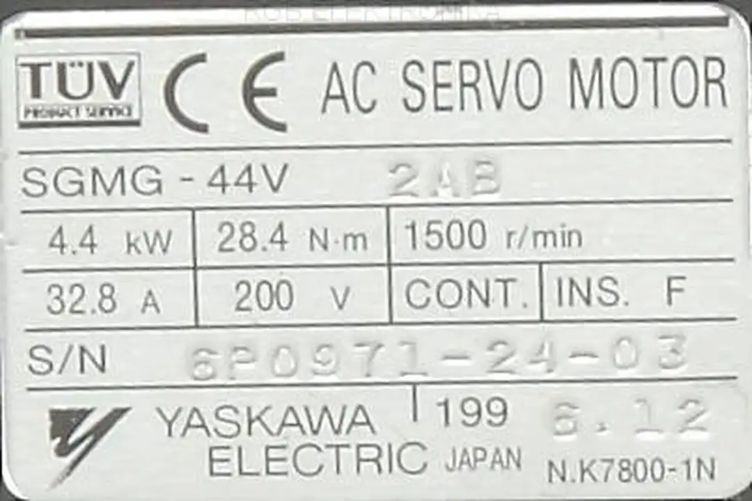 sgmg-44v YASKAWA Reparatur