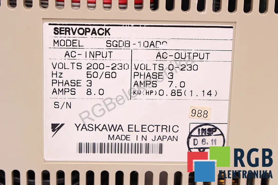 SGDB-10ADG YASKAWA