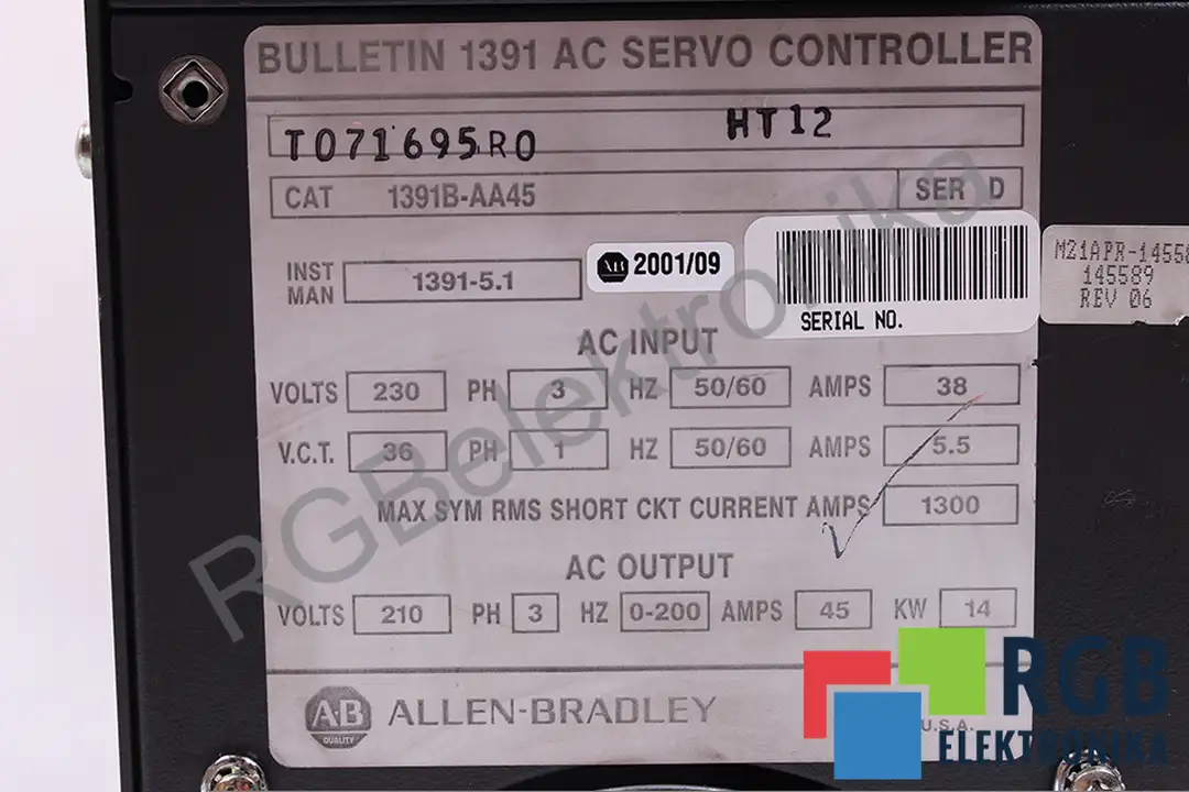 1391B-AA45 ALLEN BRADLEY