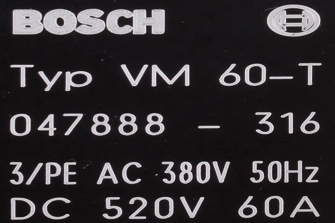 vm-60-t BOSCH Reparatur
