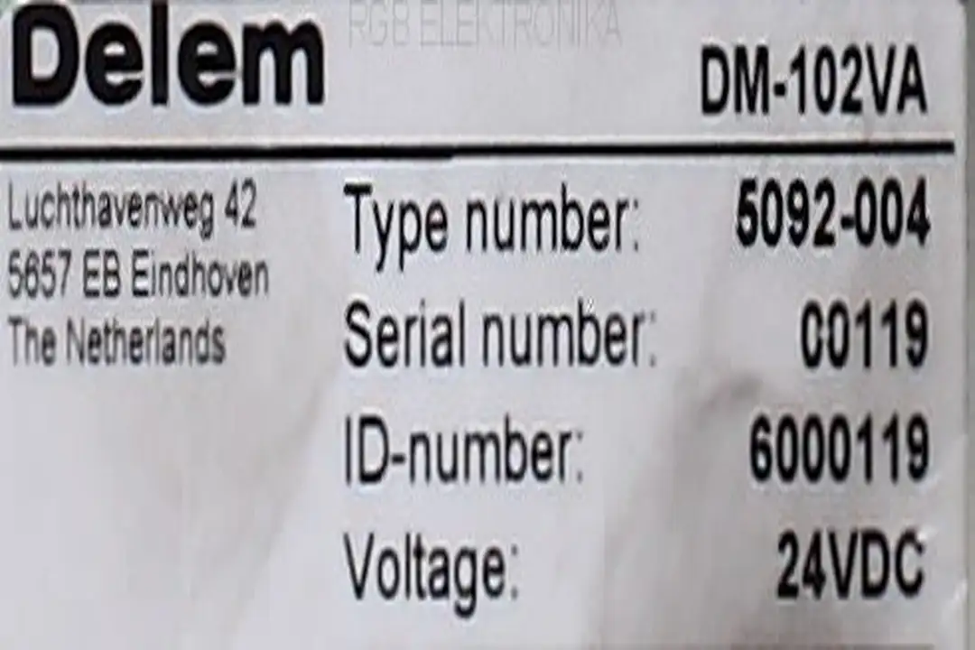 dm-102va-5092-004 DELEM Reparatur