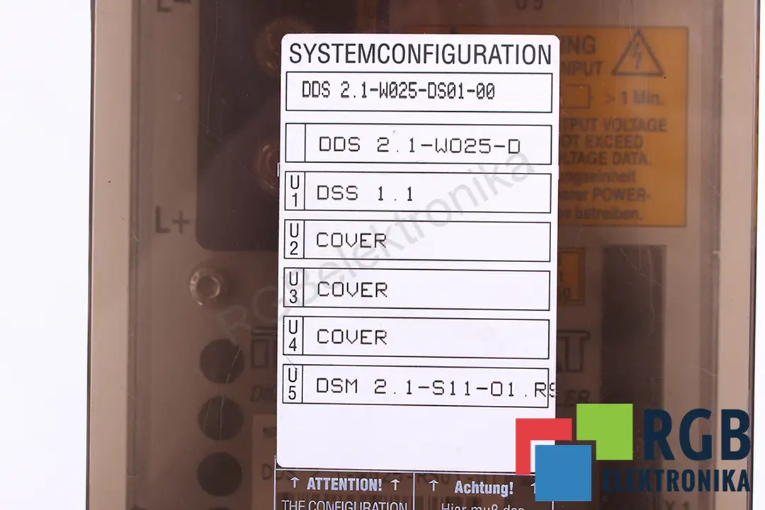 DDS2.1-W025-RS01-01 INDRAMAT