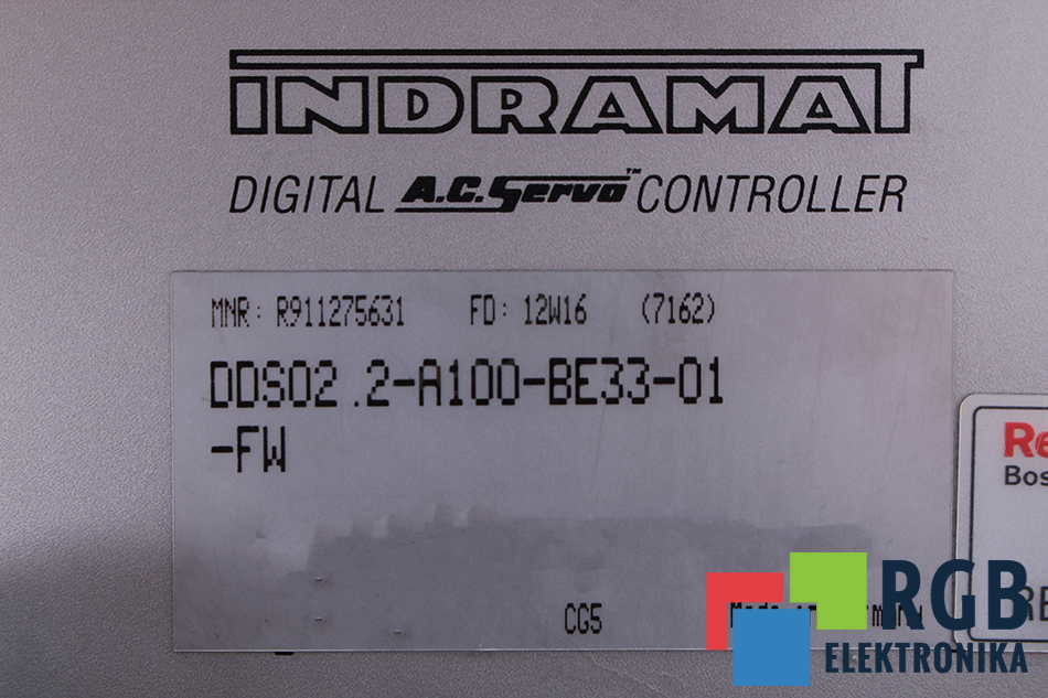 DDS02.2-A100-BE33-01-FW INDRAMAT