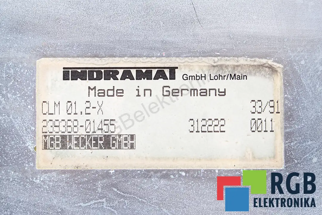 CLM01.2-X INDRAMAT