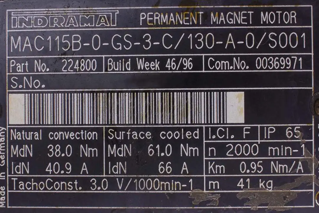 mac115b-0-gs-3-c-130-a-0-s001 INDRAMAT Reparatur