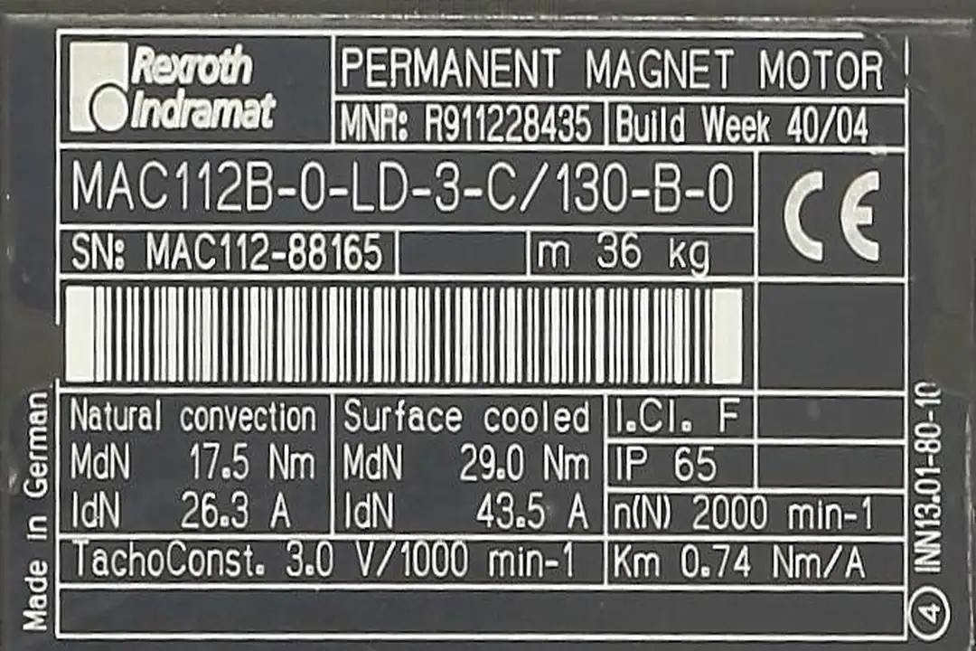 mac112b-o-ld-3-c-130-b-o INDRAMAT Reparatur