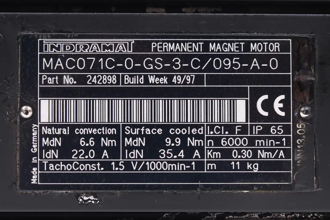 MAC071C-0-GS-3-C/095-A-0 INDRAMAT