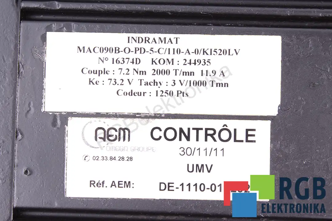 mac090b-0-pd-5-c-110-a-0-ki520lv INDRAMAT Reparatur