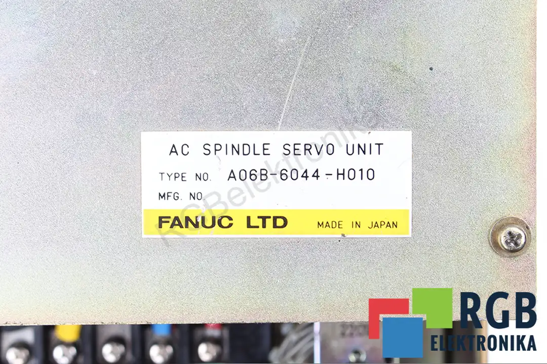 a06b-6044-h010 FANUC Reparatur