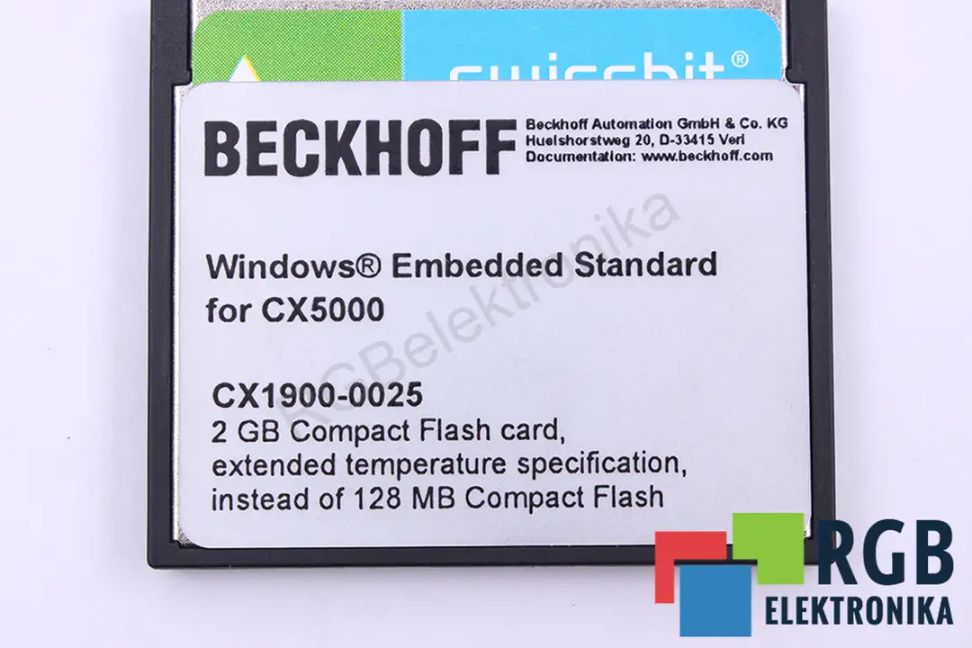 cx1900-0025 BECKHOFF Reparatur