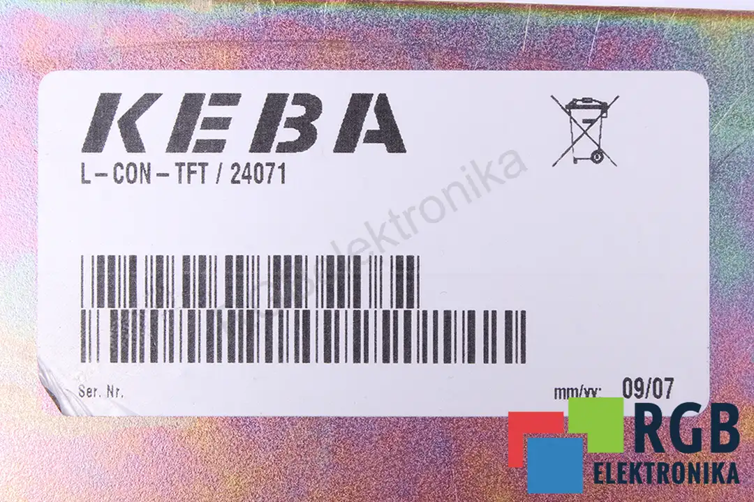 front-l-con-tft-24071 KEBA Reparatur