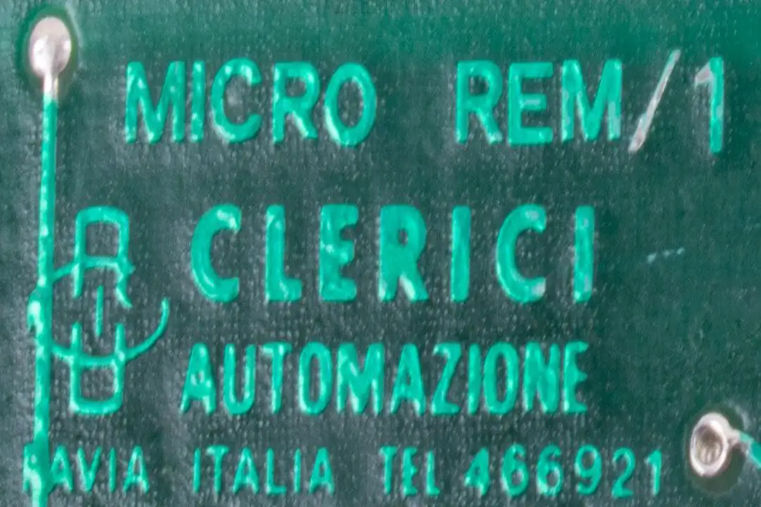 micro-rem-1 CLERICI AUTOMAZIONE Reparatur