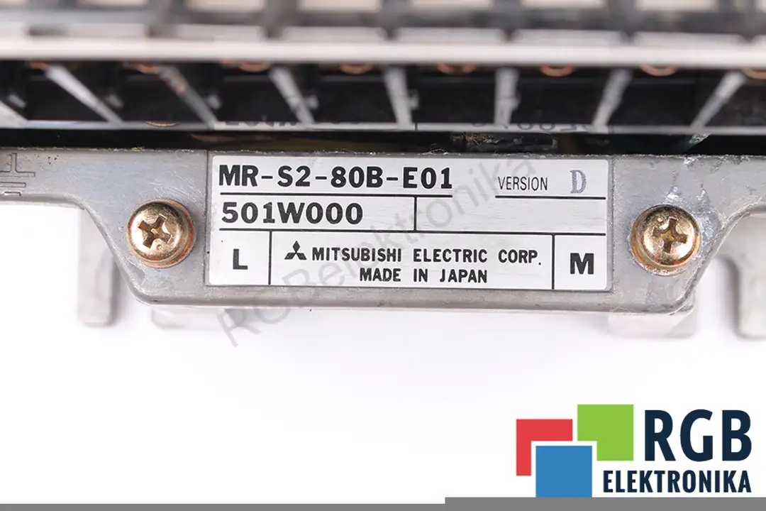 mr-s2-80b-e01 MITSUBISHI ELECTRIC Reparatur