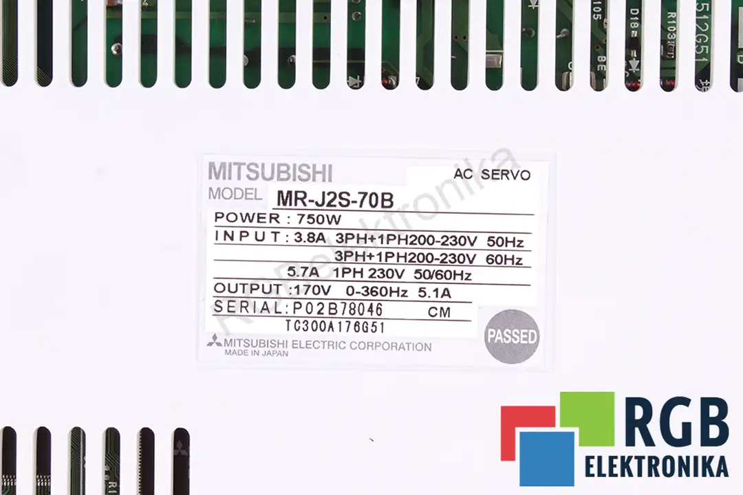 mr-j2s-70b MITSUBISHI ELECTRIC Reparatur