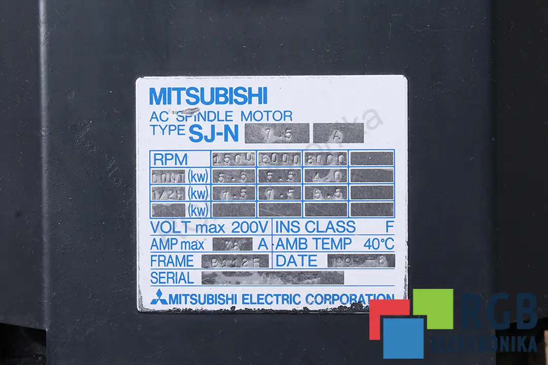 Service sj-n7.5a MITSUBISHI ELECTRIC