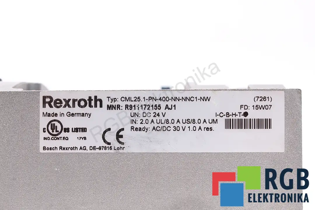 CML25.1-PN-400-NN-NNC1-NW BOSCH REXROTH