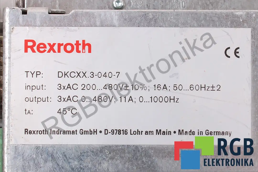 dkcxx.3-040-7 BOSCH REXROTH Reparatur