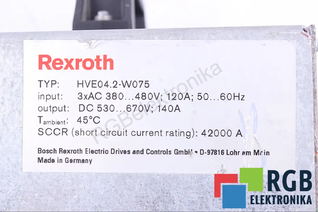 hve04.2-w075 BOSCH REXROTH Reparatur