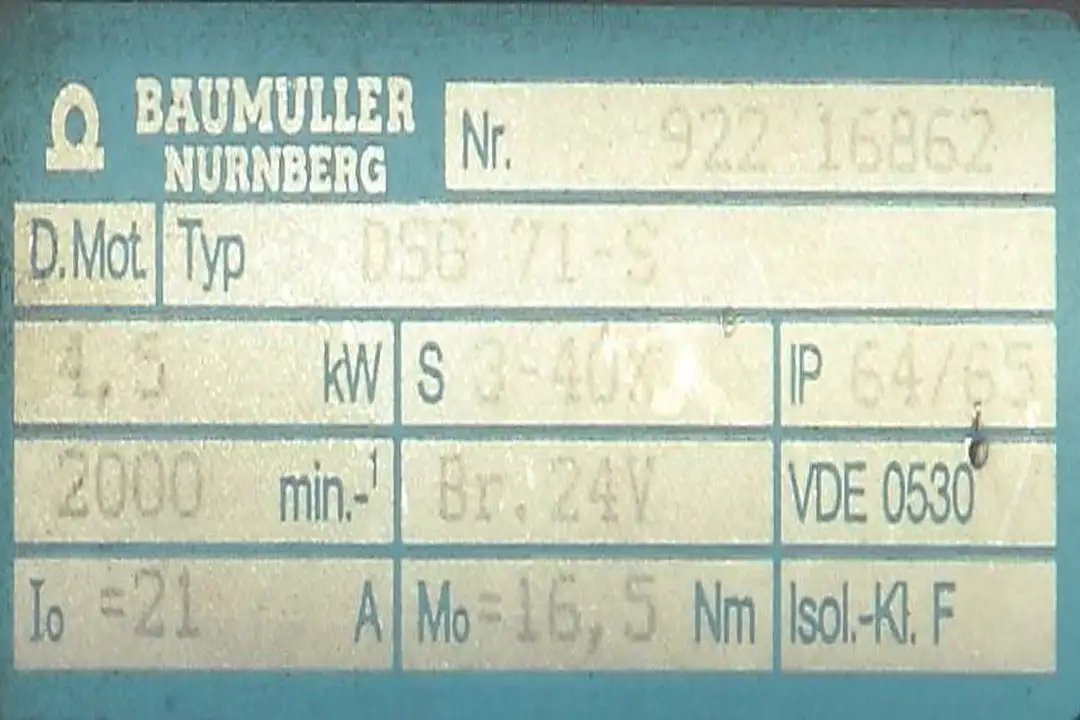 dsg-71-s BAUMULLER Reparatur