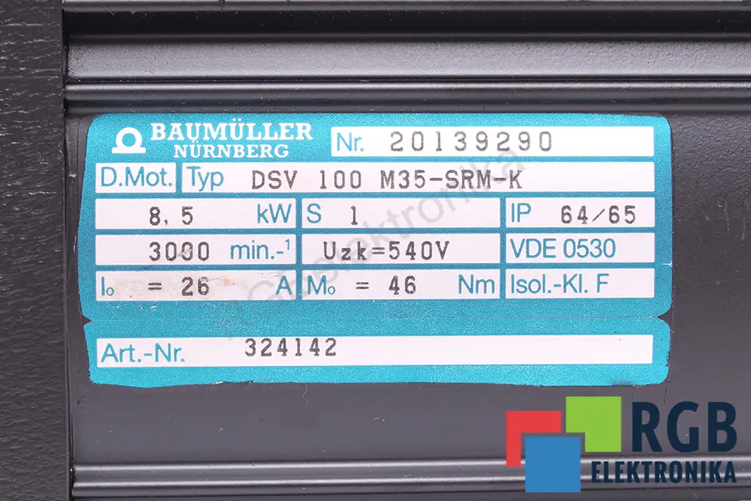 dsv100-m35-srm-k BAUMULLER Reparatur