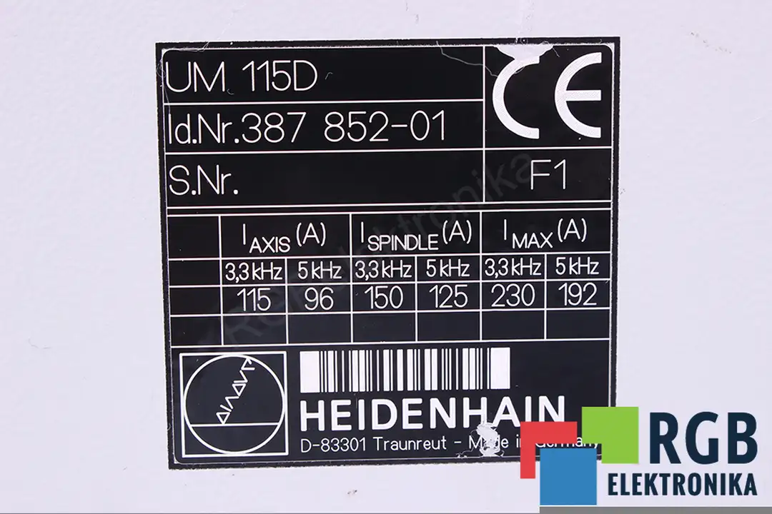 UM115D HEIDENHAIN