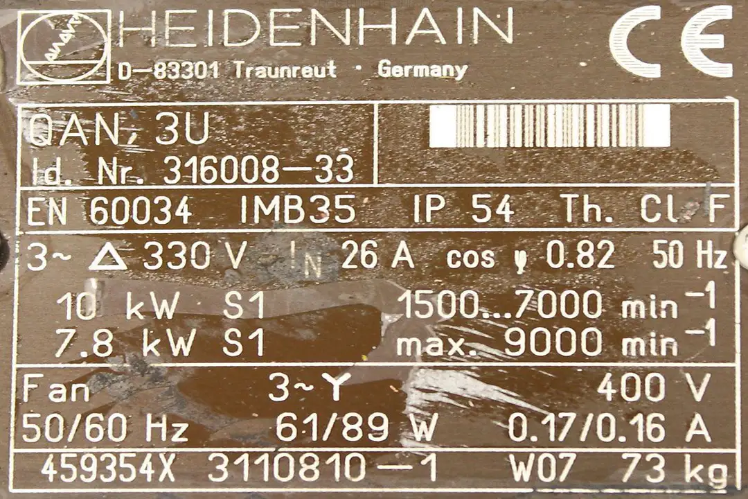 qan-3u-316008-33 HEIDENHAIN Reparatur