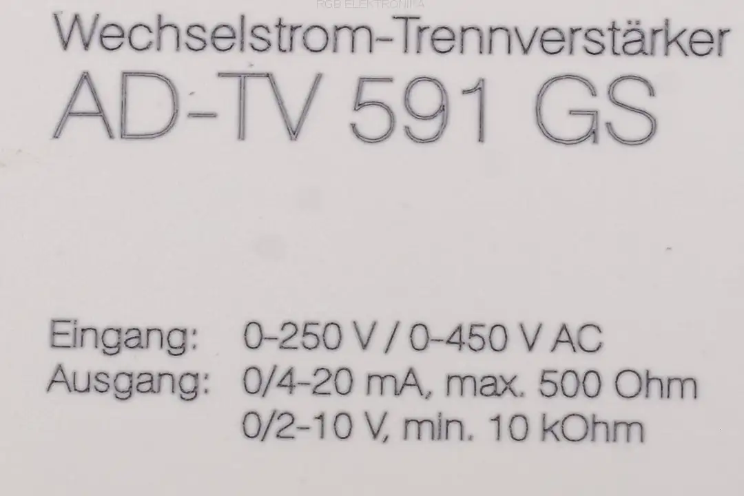 ad-tv-591-gs ADAMCZEWSKI Reparatur