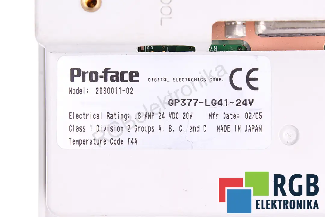 gp377-lg41-24v PRO-FACE Reparatur