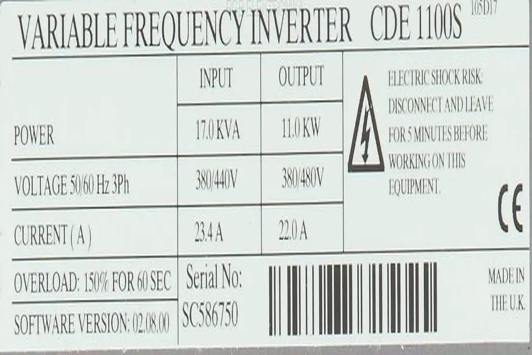 cde-1100s CONTROL TECHNIQUES Reparatur
