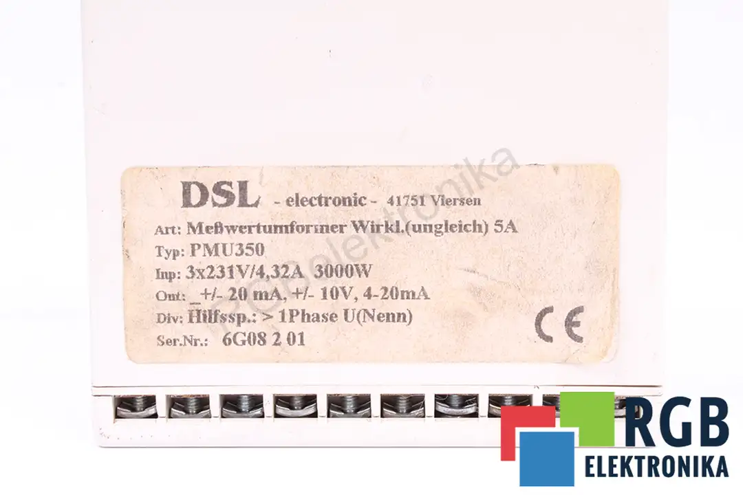 PMU350 DSL ELECTRONIC